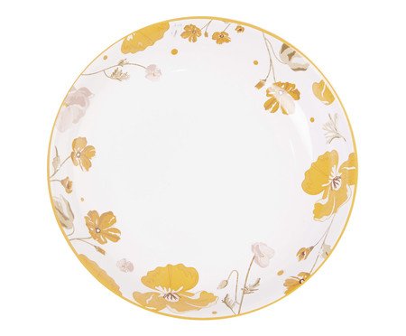 Prato Fundo Doce Encanto Amarelo | Westwing