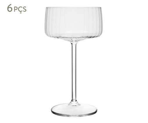 Jogo de Taças Alex Optic, transparent | WestwingNow