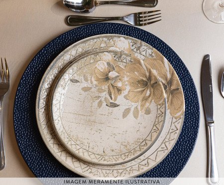 Prato para Sobremesa Magnólia Bege | Westwing