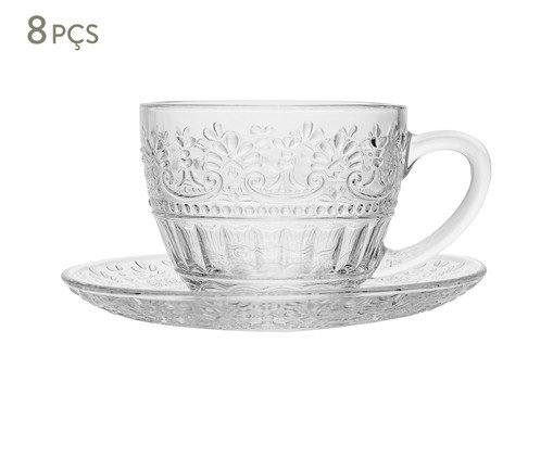 Jogo de Xícaras para Chá Mauve, transparent | WestwingNow