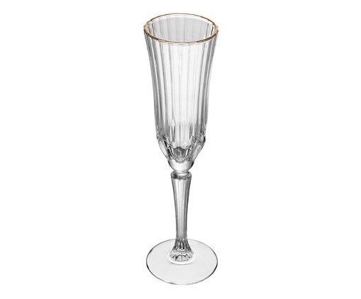Taça para Champagne com Fio Dourado Belle Jour, transparent | WestwingNow