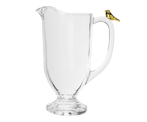 Jarra Bird Wolff Golden, transparent | WestwingNow