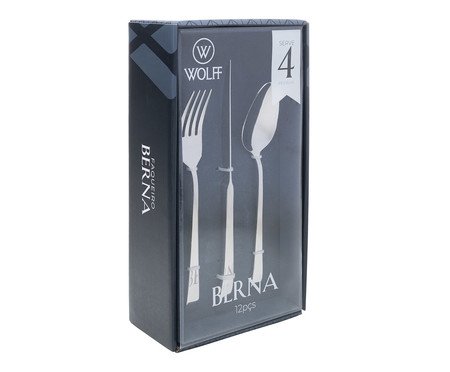 Faqueiro de Aço Inox Berna | Westwing