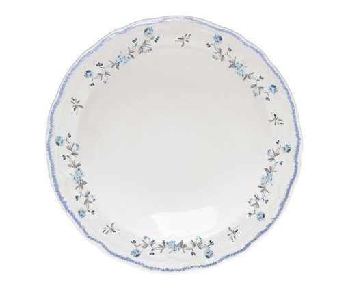 Prato Fundo Florescer Azul, blue | WestwingNow