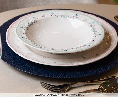 Prato Fundo Florescer Azul | Westwing