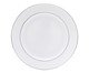 Aparelho de Jantar em Porcelana com Borda Prateada Mônaco, white | WestwingNow