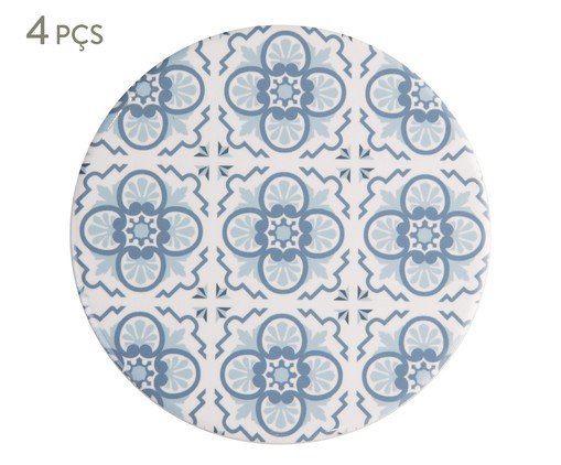 Jogo de Porta-Copos Mosaico Granilite, blue | WestwingNow