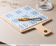Jogo de Bandeja com Tábua e Faca Mosaico, blue | WestwingNow