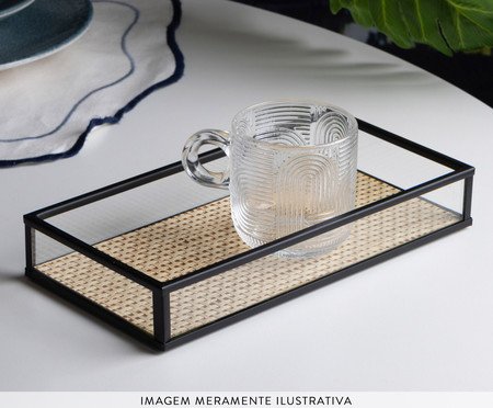 Bandeja Decorativa Toscana Preta | Westwing