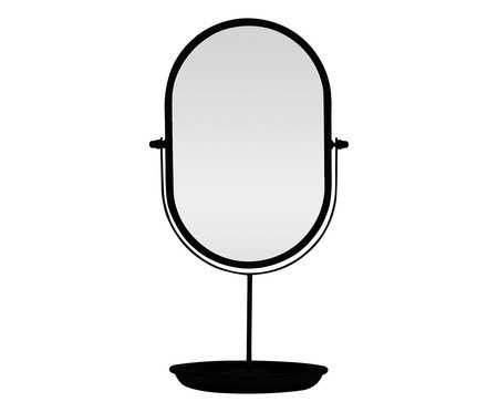 Espelho Giratório com Base Wolff Preto | Westwing