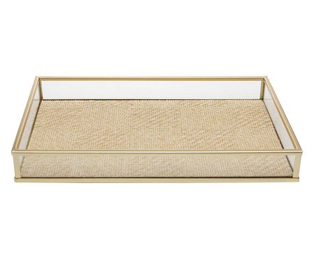 Bandeja Decorativa Toscana Dourada | Westwing
