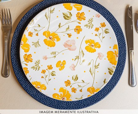 Prato Raso Doce Encanto Amarelo | Westwing