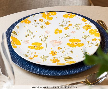 Prato Raso Doce Encanto Amarelo | Westwing