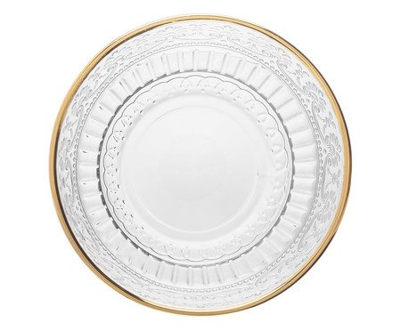 Jogo de Bowls com Fio Dourado Mauve | Westwing