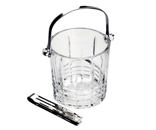 Balde para Gelo com Pegador Grego, transparent | WestwingNow