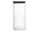 Porta-mantimento Square Cinza - 1,7L, transparent | WestwingNow