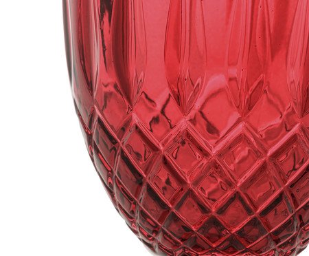 Taça para Água Greek Vermelha | Westwing