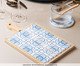 Jogo de Tábua e Bandeja Mosaico Bambu, blue | WestwingNow