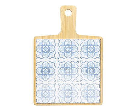 Jogo de Tábua e Bandeja Mosaico Bambu | Westwing