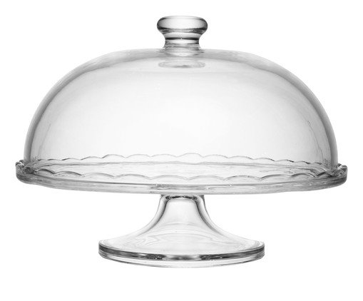 Prato para Bolo com Tampa Daisy, transparent | WestwingNow