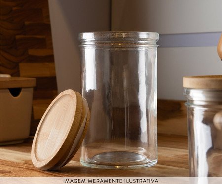 Porta-mantimento Bambu Renova - 14,5cm | Westwing