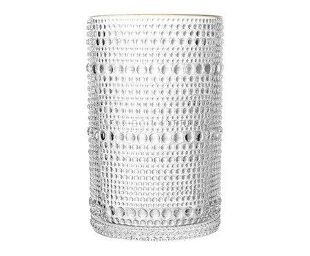 Copo Alto com Fio Dourado Dots | Westwing