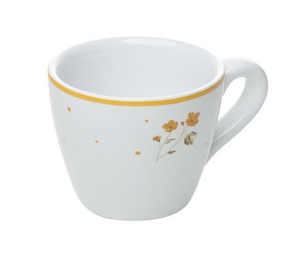 Xícara para Café com Pires Doce Encanto Azul Claro | Westwing