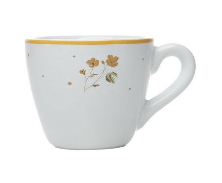 Xícara para Café com Pires Doce Encanto Azul Claro | Westwing