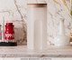 Pote com Tampa Bambu Frosted - 1,54L, transparent | WestwingNow