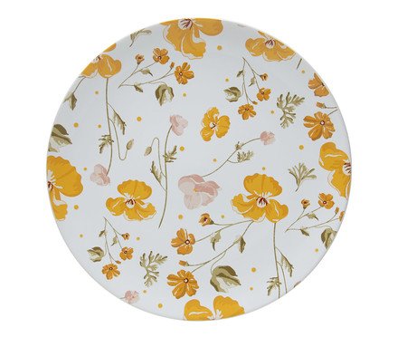 Prato para Sobremesa Doce Encanto Amarelo | Westwing