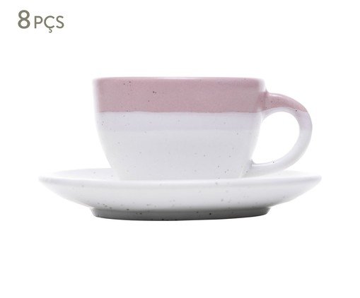 Jogo de Xícaras para Café Ombré Rosa, pink | WestwingNow