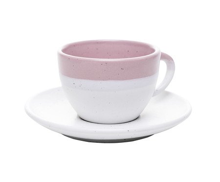 Jogo de Xícaras para Café Ombré Rosa | Westwing