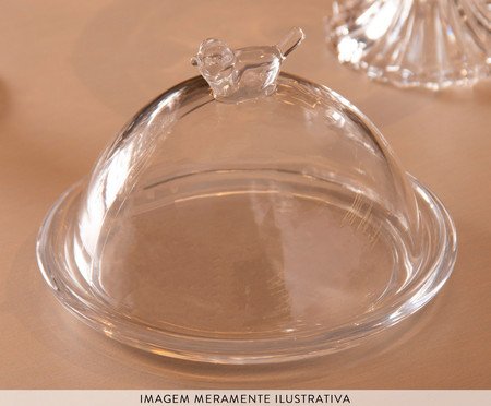 Prato para Doce com Tampa Bird | Westwing