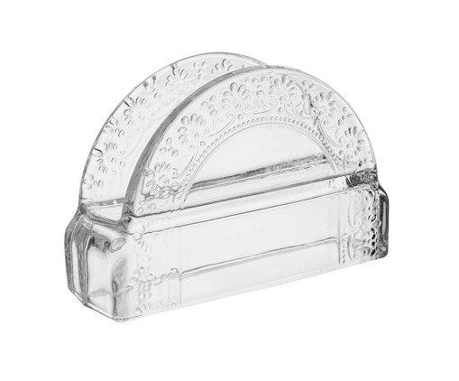 Porta-guardanapos de Cristal Mauve, transparent | WestwingNow