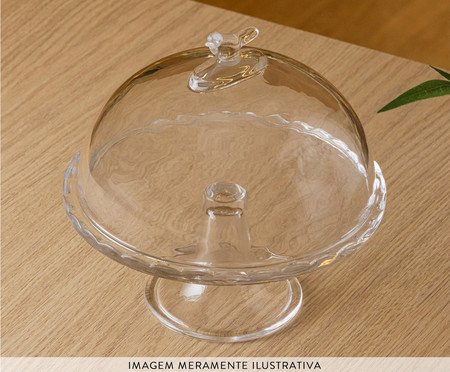 Prato com Pé com Tampa Bird | Westwing