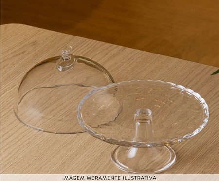 Prato com Pé com Tampa Bird | Westwing