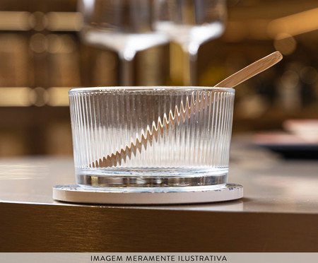 Jogo de Petisqueira com Bandeja e Colher Mosaico | Westwing