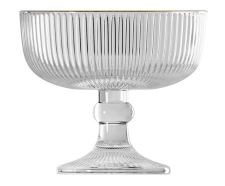Taça para Sobremesa com Fio Dourado Lines | Westwing