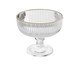 Taça para Sobremesa com Fio Dourado Lines, transparent | WestwingNow