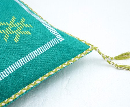 Capa de Almofada com Tassel Dewas Verde | WestwingNow