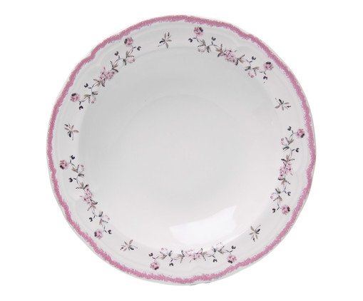 Prato Fundo Florescer Rosa, pink | WestwingNow