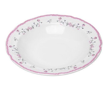 Prato Fundo Florescer Rosa | Westwing