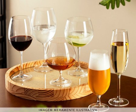 Jogo de Taças para Vinho Verônica | Westwing