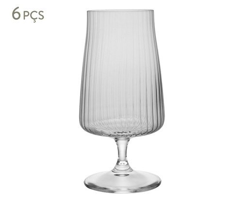 Jogo de Taças para Cerveja Alex Optic, transparent | WestwingNow