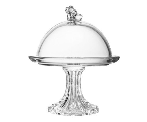 Prato para Doce com Pé e Tampa Bee, transparent | WestwingNow