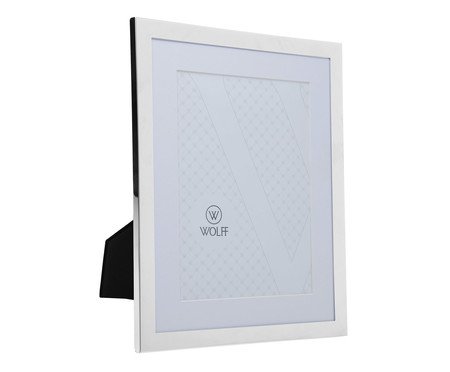 Porta-Retrato Liso Prateado | Westwing