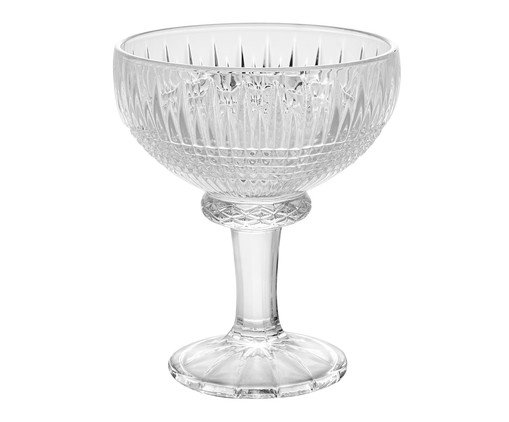Taça para Sobremesa de Cristal Ecológico Queen, transparent | WestwingNow