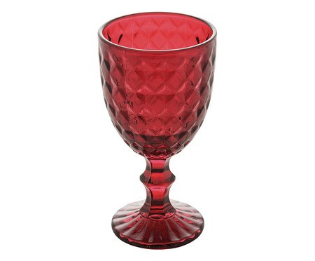 Taça para Água Roman Vermelho | Westwing