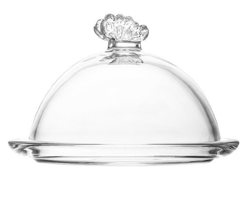 Prato para Doce com Tampa Butterfly, transparent | WestwingNow