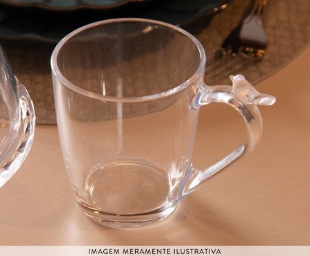 Caneca de Cristal Bird | Westwing